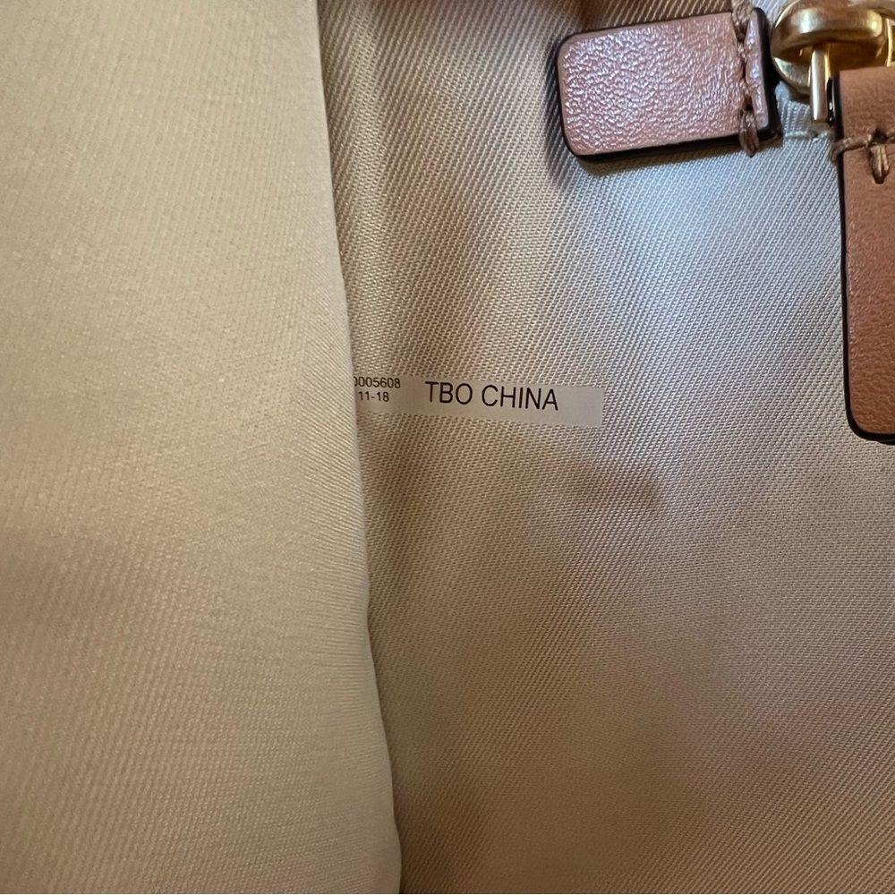 Tory Burch Fleming Convertible Shoulder Crossbody Bag Balloon Stripe Leather - Picture 11 of 16